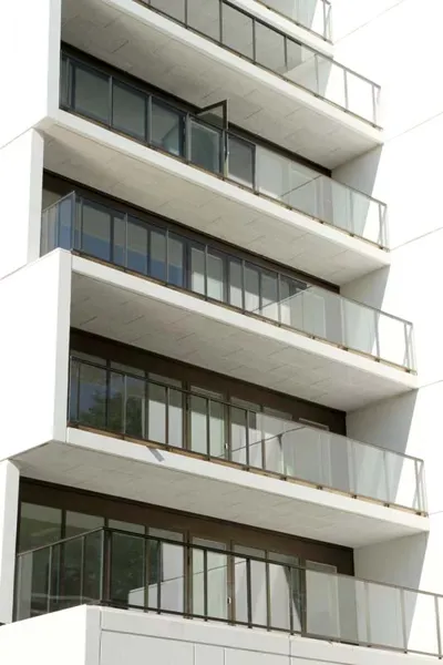 Design Balkongracke Utvandig Glas Ae00002019