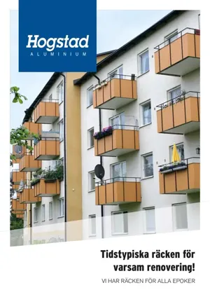 En bild påTidstypiska räcken för varsam renovering!