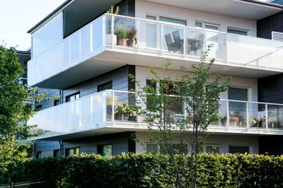 Design Balkongracke Utvandig Glas Ae00002196