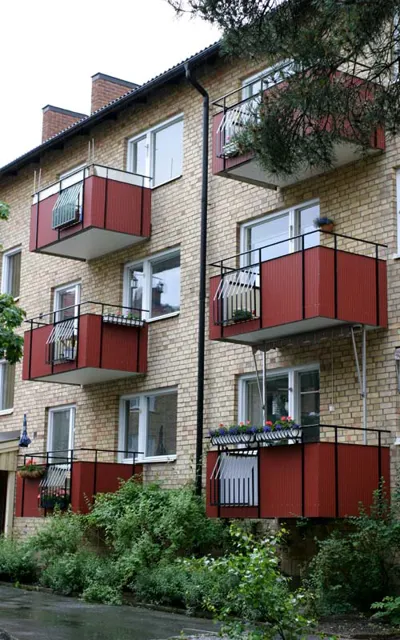 Balkongracke Synliga Stolpar Ae00001665