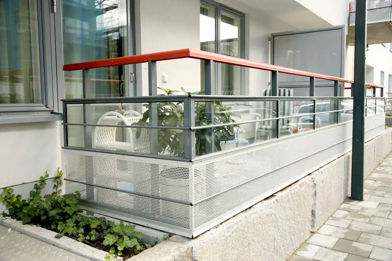 Design Balkongracke Utvandig Glas Ae00001129