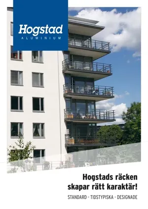 En bild påHogstads räcken skapar rätt karaktär!