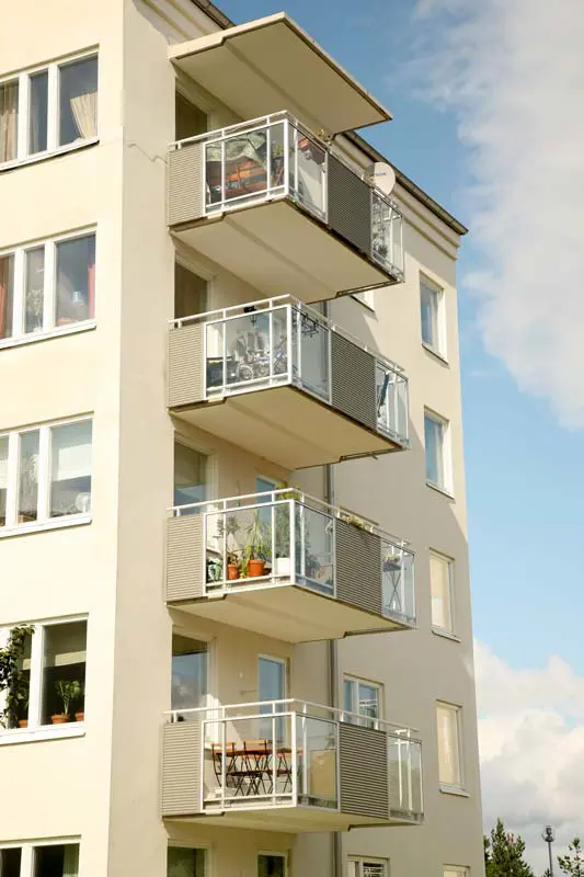 Design Balkongracke Utvandig Glas Ae00001102